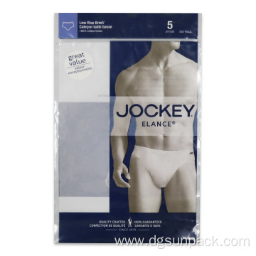 Underwear Garment Pouch Clothing Zipper Packaging Bags